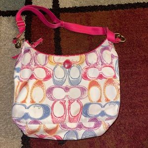 Coach Hobo Scribble handbag